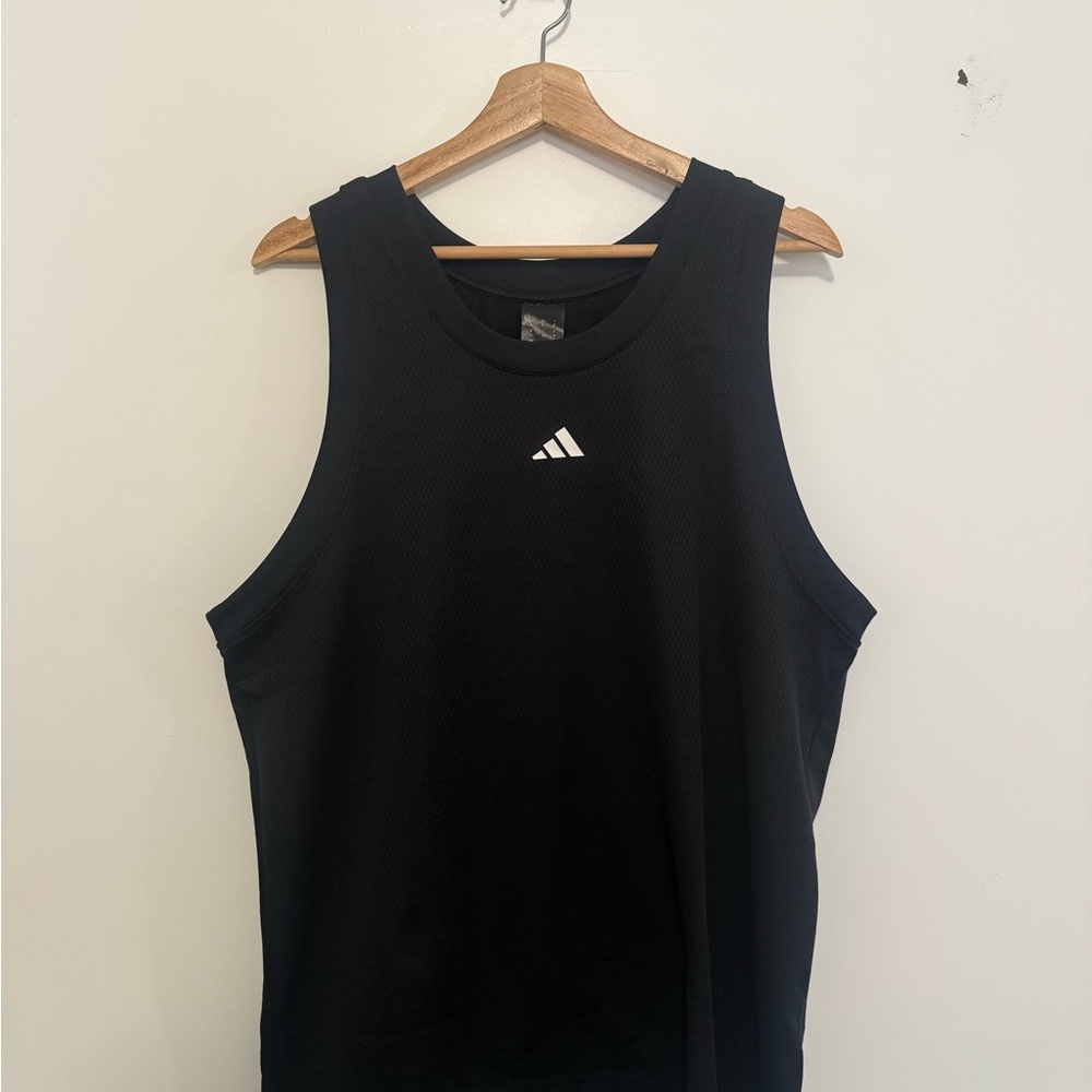 Adidas Men's Black Sleeveless Jersey